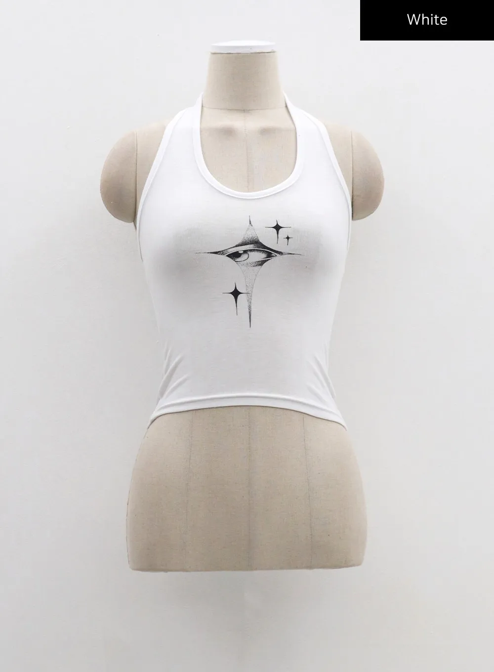 Graphic Neck Strap Top CM32