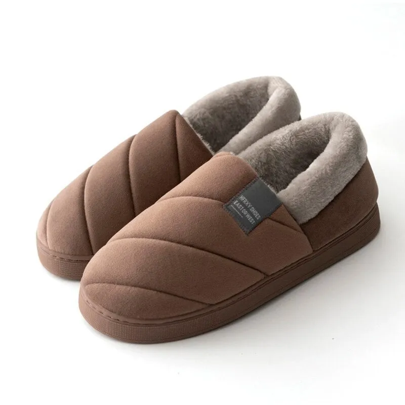 Groovywish Men Women Slippers Plush Soft Fur Lined Slides