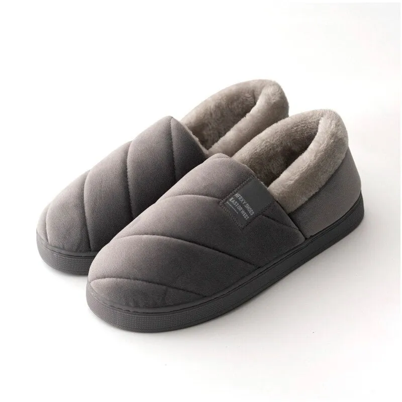 Groovywish Men Women Slippers Plush Soft Fur Lined Slides