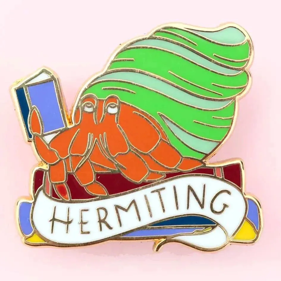 Hermiting Crab Lapel Pin