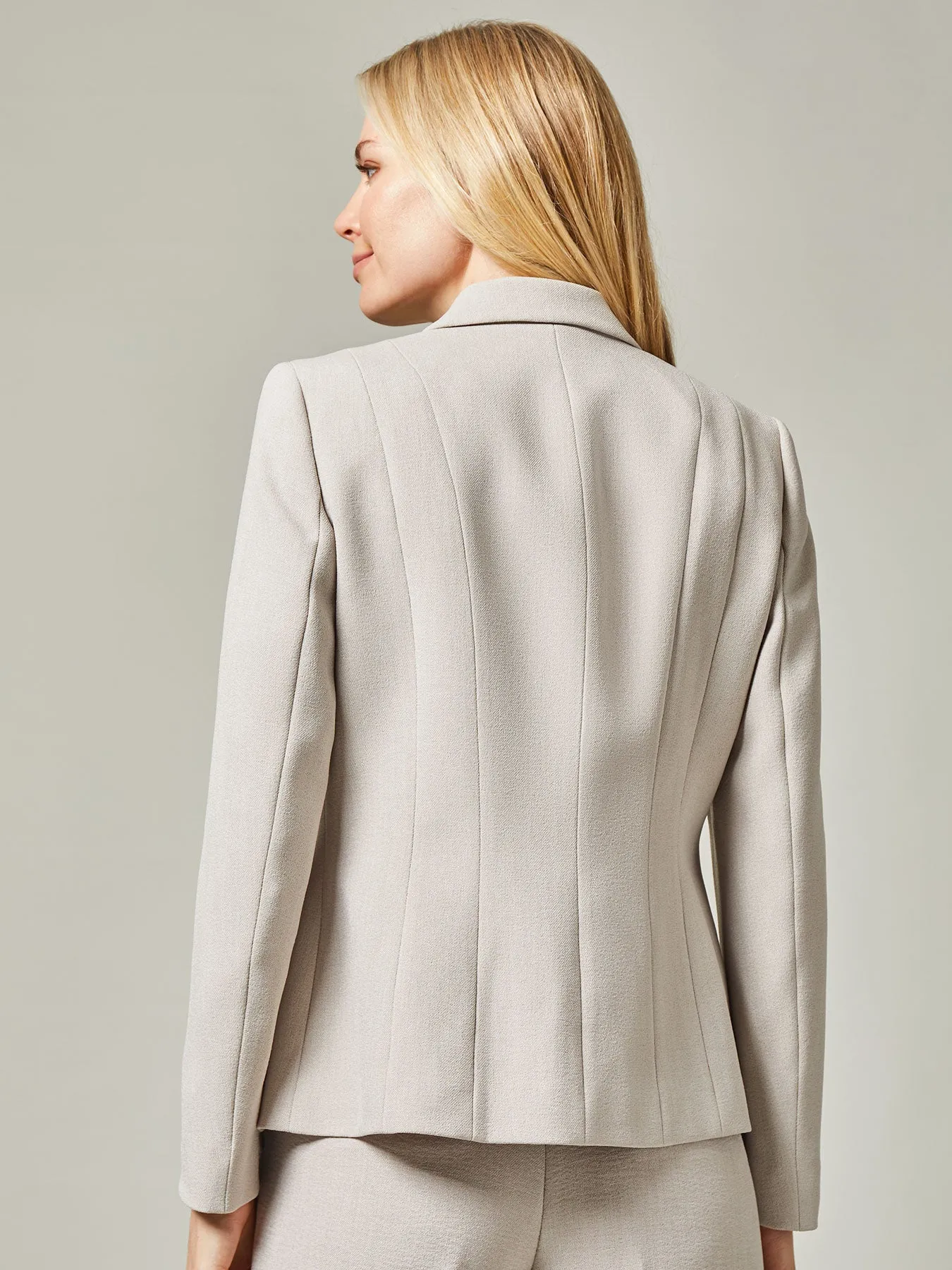 Holly Jacket, Iconic Pebble Crepe