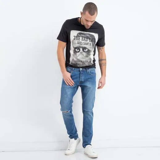 JACK&JONES - Men 'Blue' Slim Skinny Stretchable Jeans J&J995