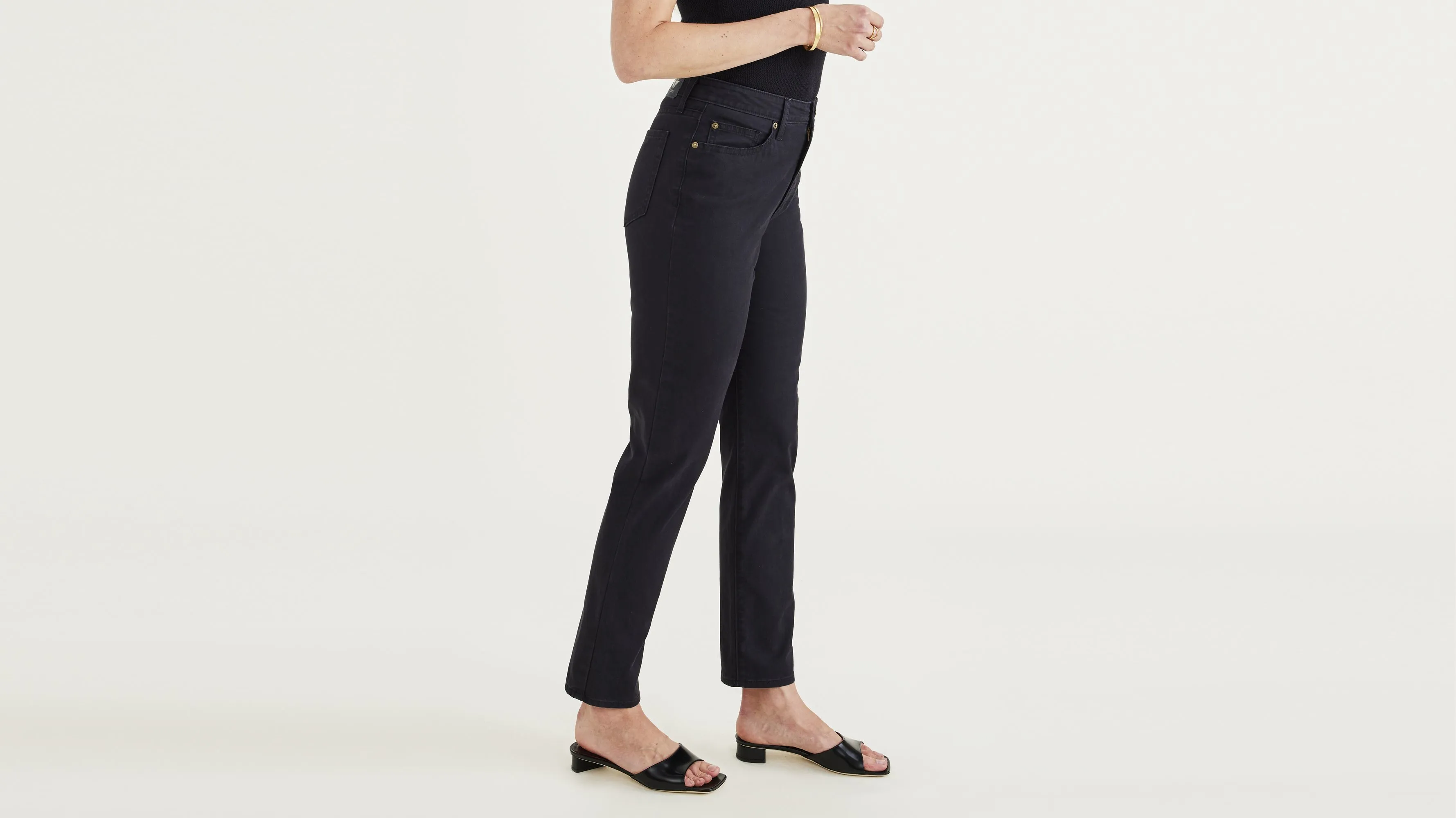 Jean Cut Pants, High Slim Fit