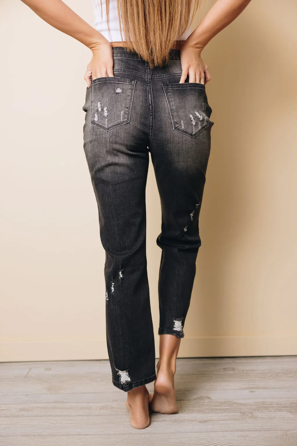 Knolls High Rise Straight Leg Jeans