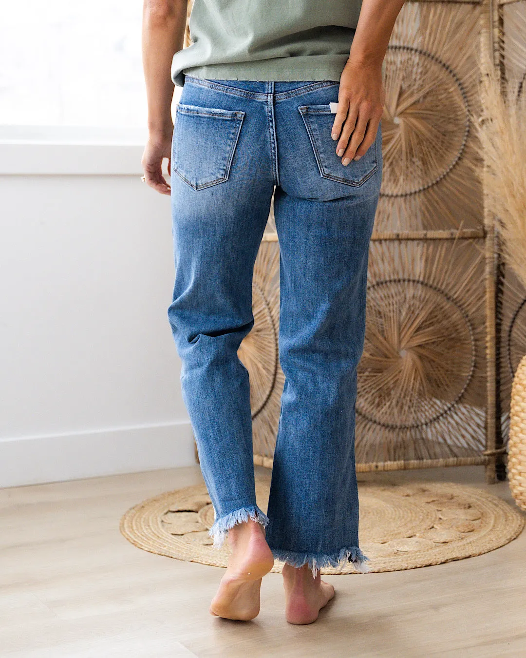 Lovervet Lucy Distressed Dad Jeans