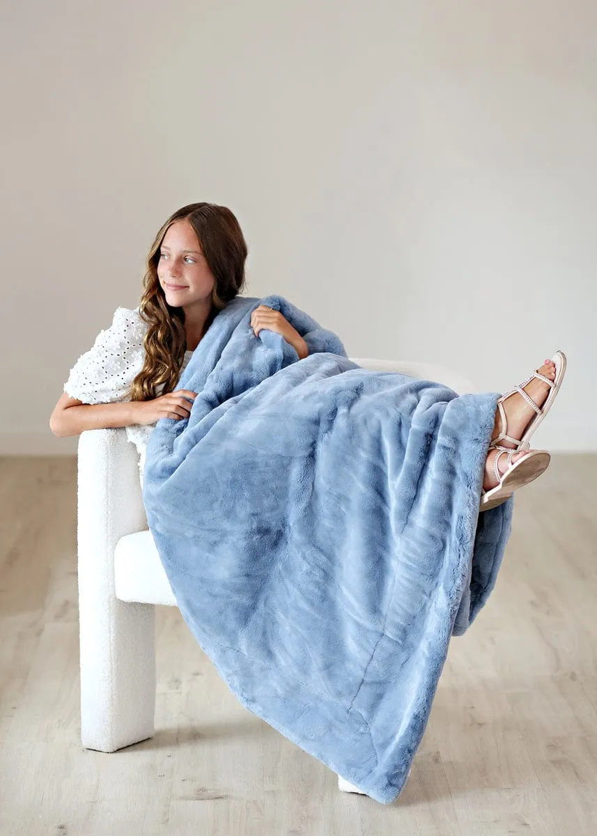 Lush Denim Blanket