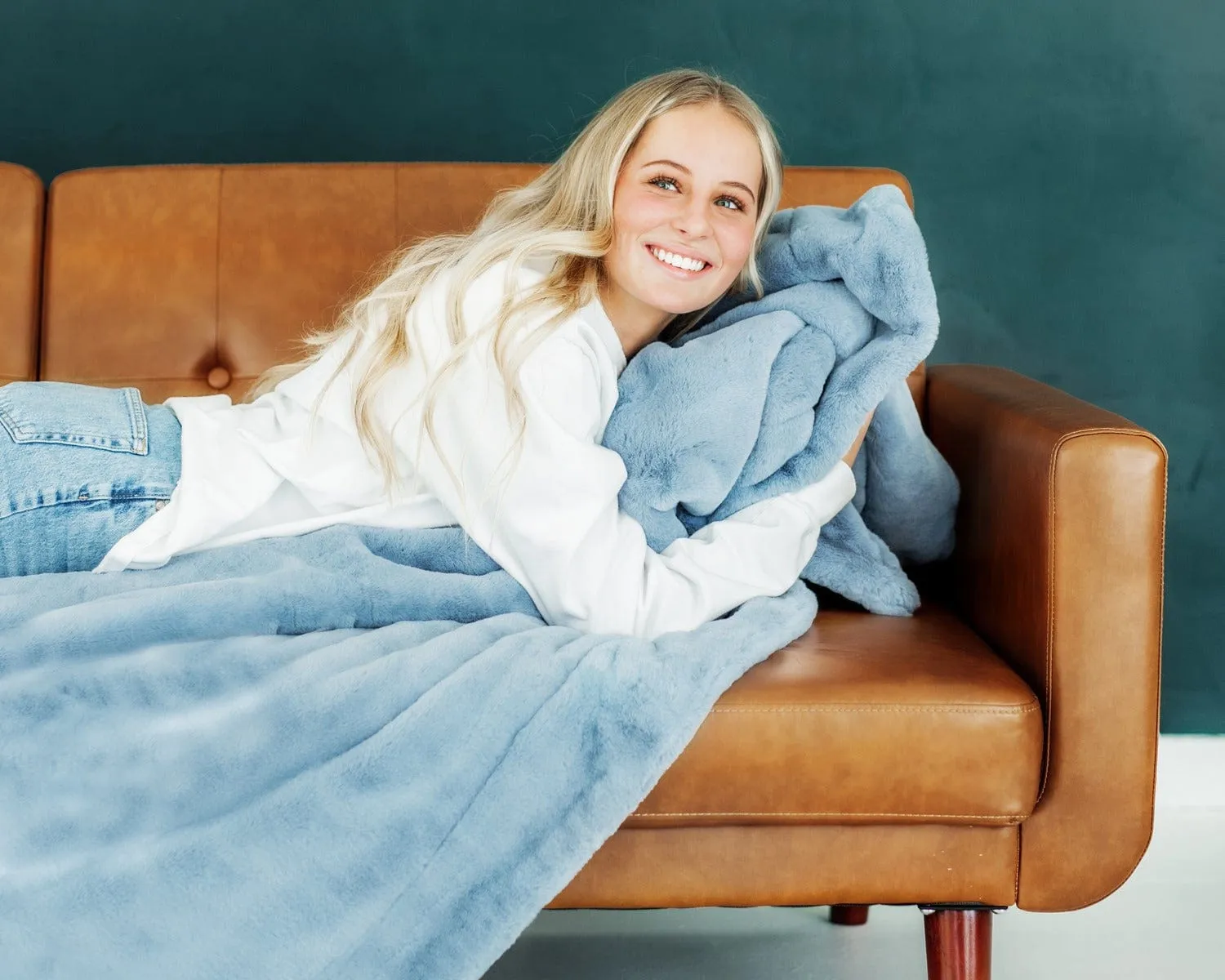 Lush Denim Blanket