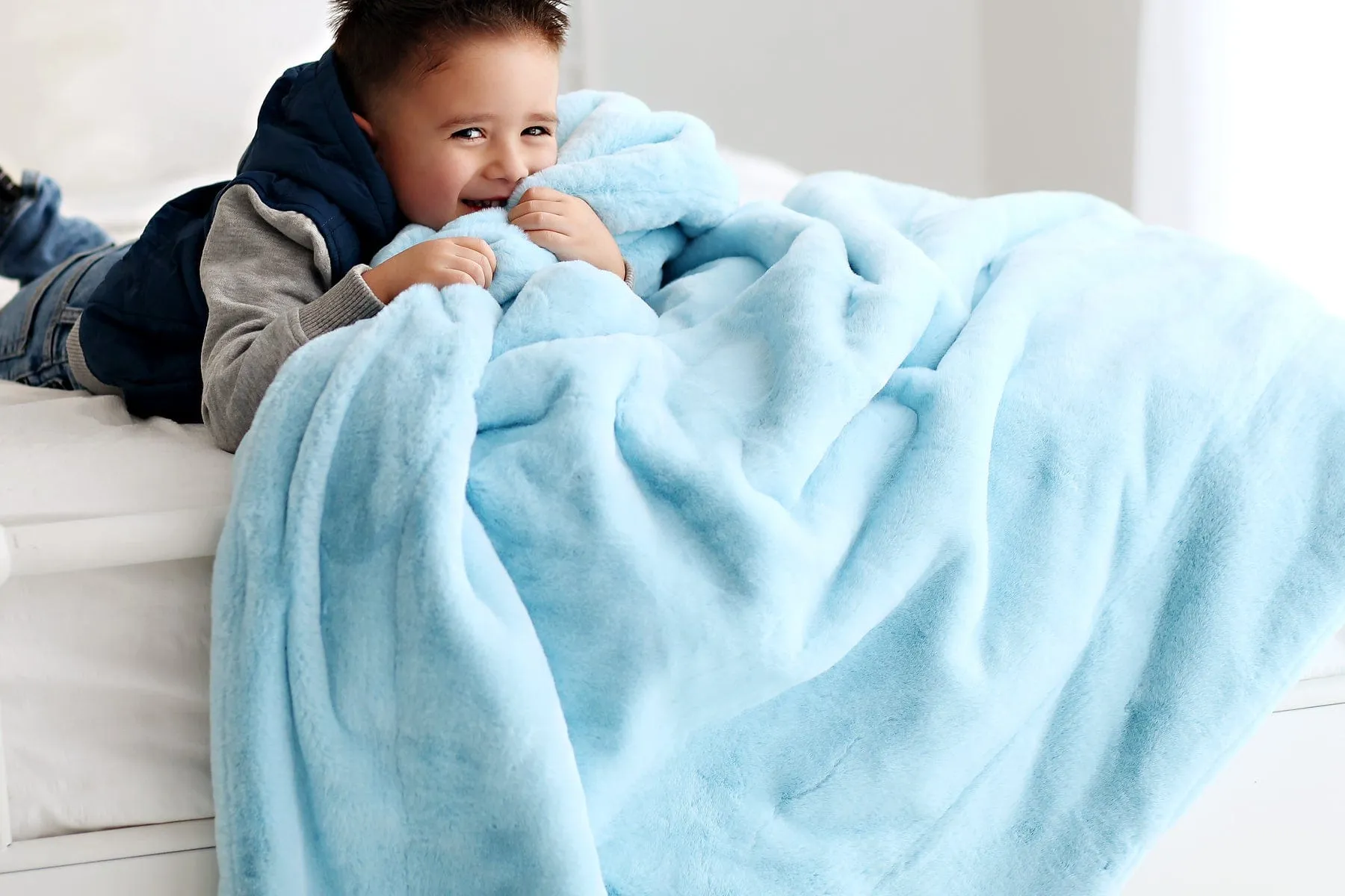 Lush Robin Egg Blue Blanket