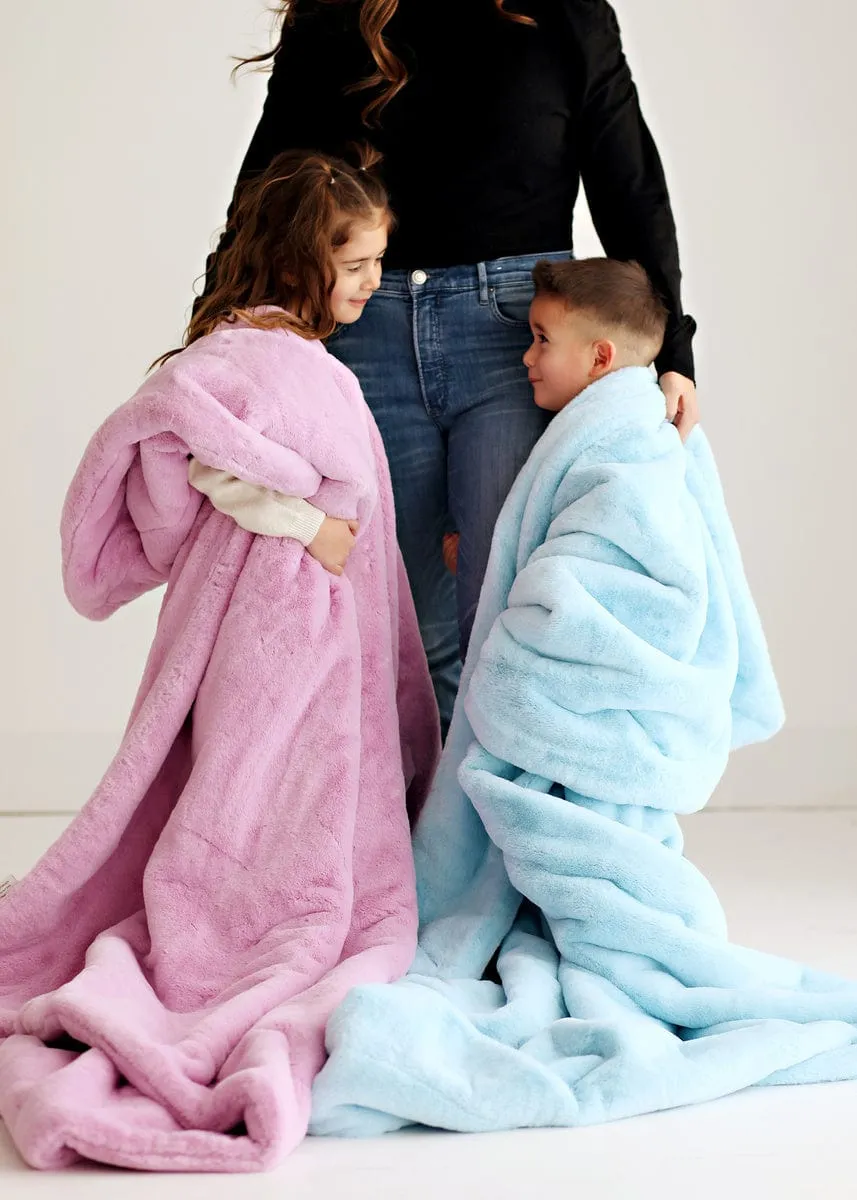 Lush Robin Egg Blue Blanket