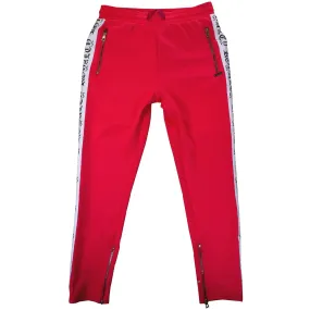 M2799 Makobi Royalty Track Pants - Red/White