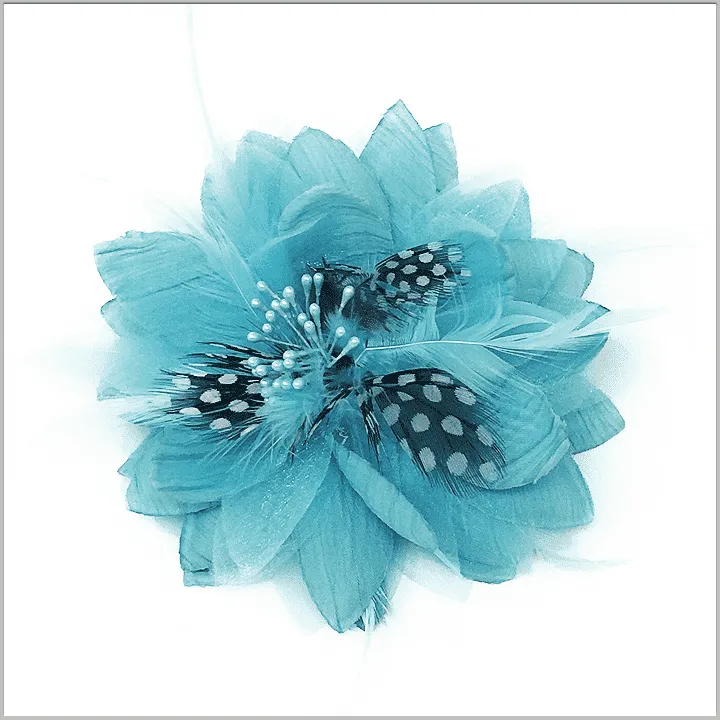 Men's Fashion Lapel Flower- Flower1 Teal