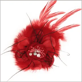 Men's Fashion Lapel Flower Flower3 Red