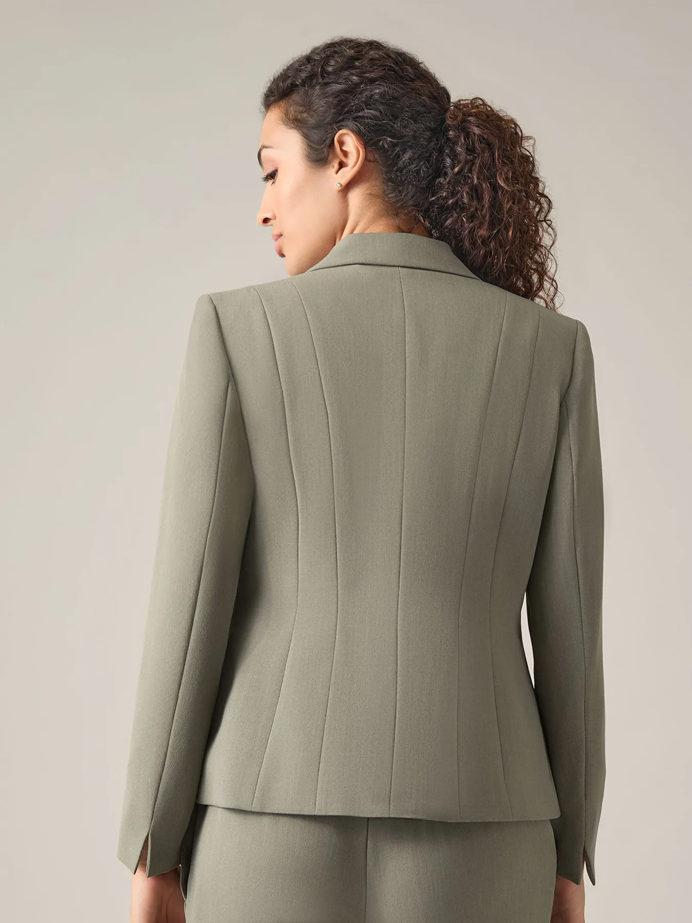 Petite Holly Jacket, Iconic Stretch Crepe