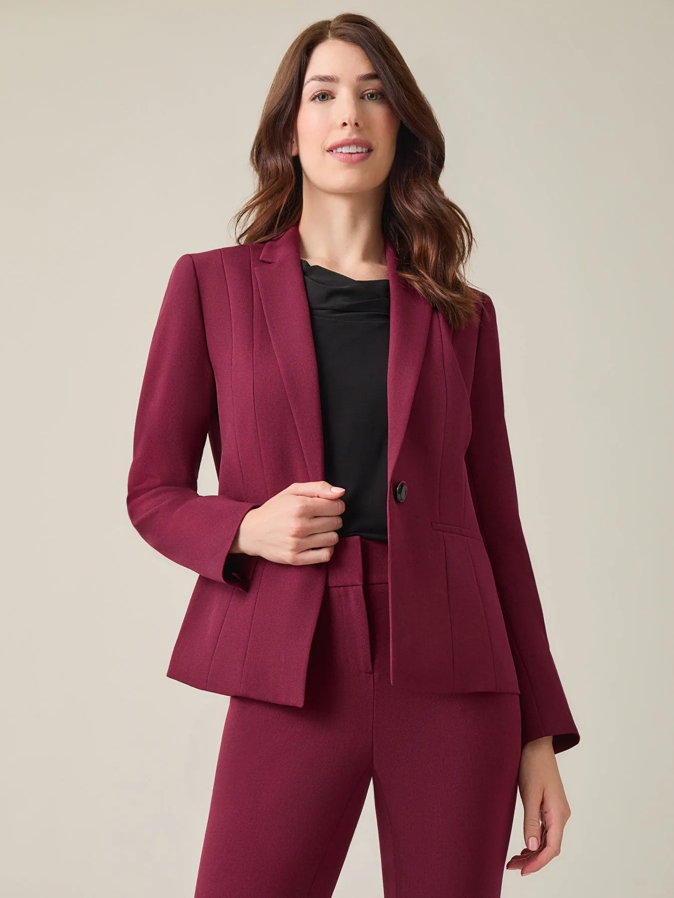 Petite Holly Jacket, Iconic Stretch Crepe