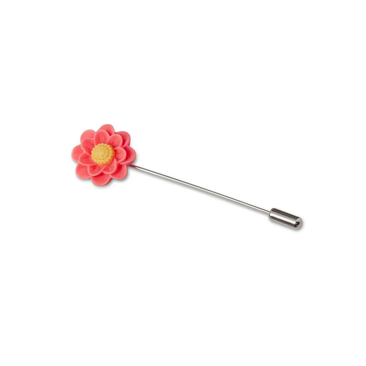 Pink Sunflower Lapel Pin