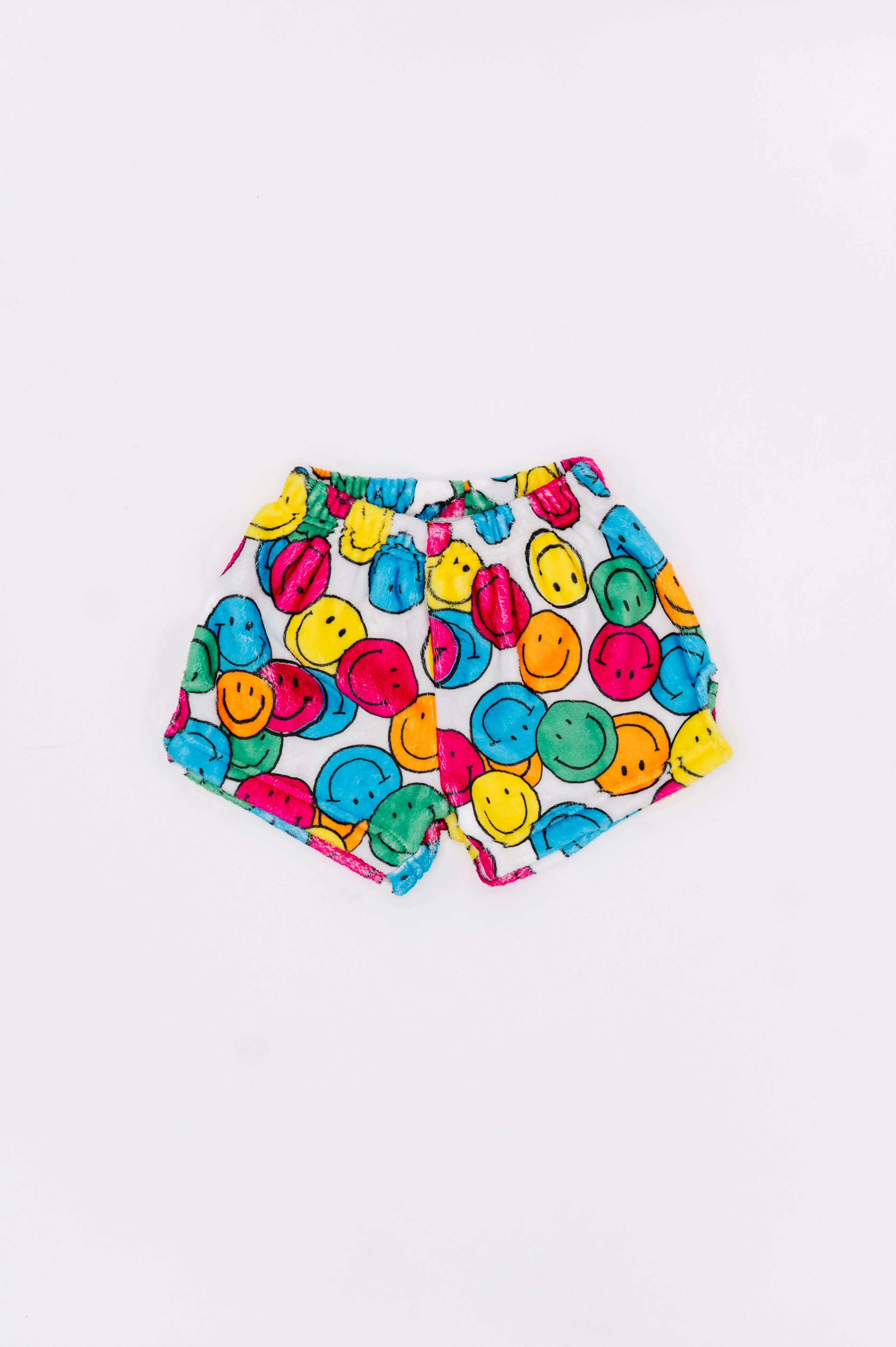 Plush Shorts-Jumbo Smiles