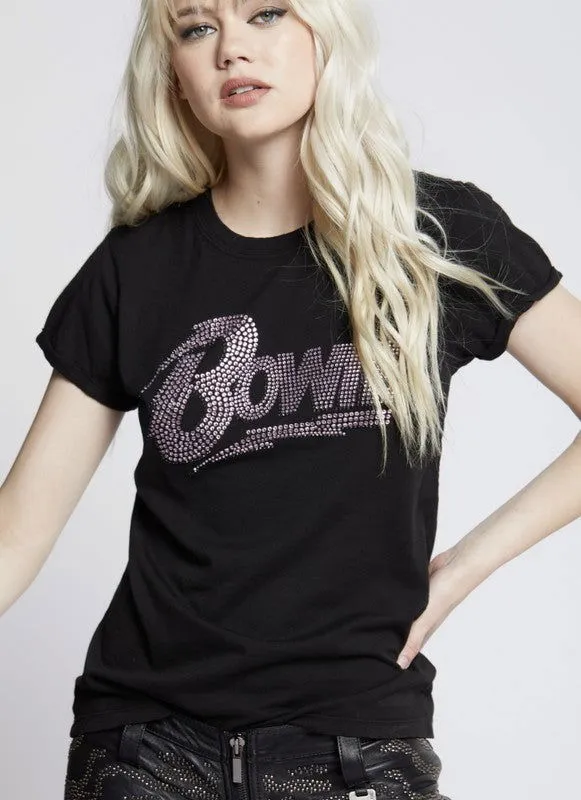 Recycled Karma Bowie Pink Crystal Tee