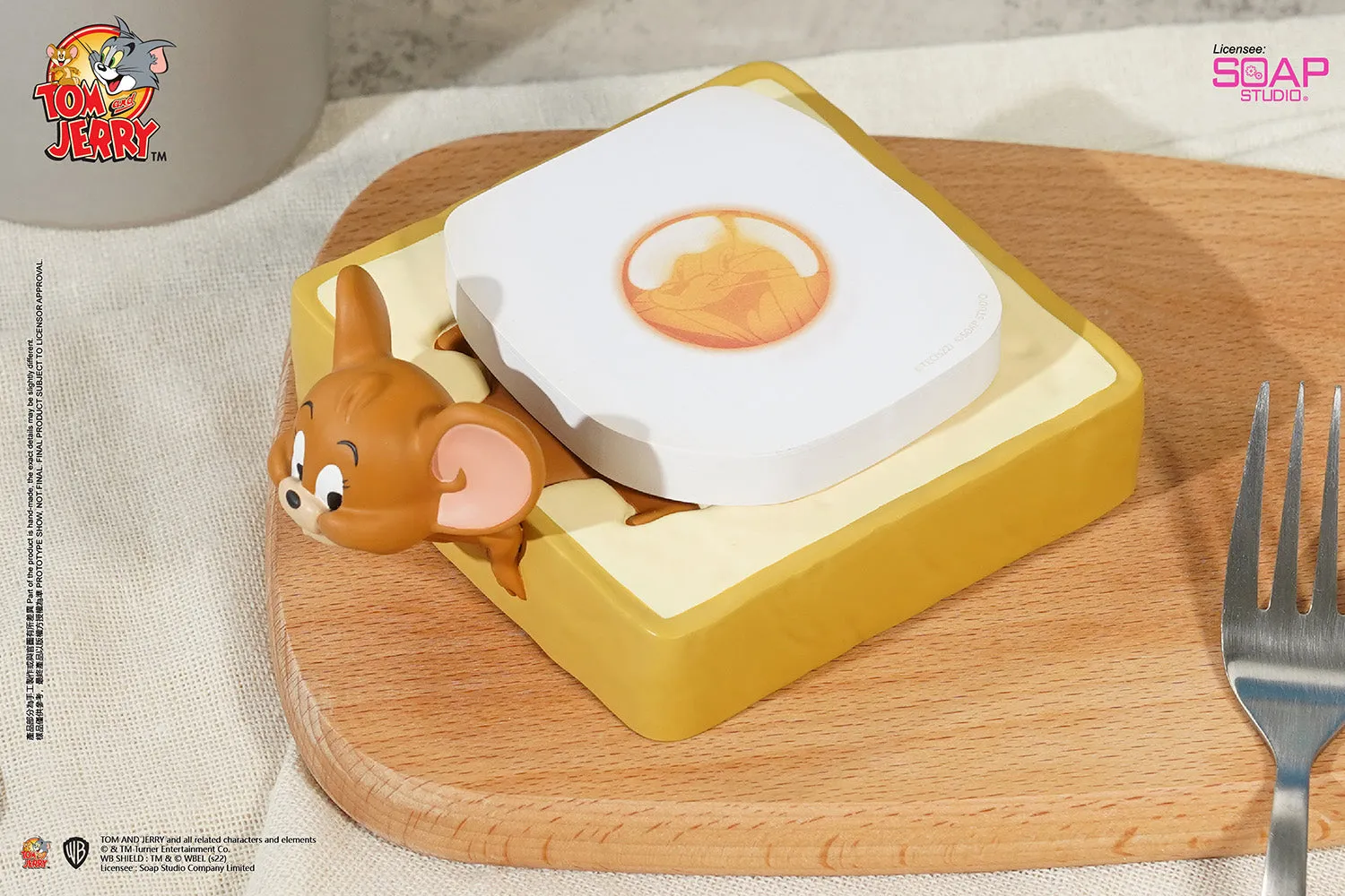 Soap Studio CA274 Tom and Jerry - Jerry Egg Toast Memo Pad