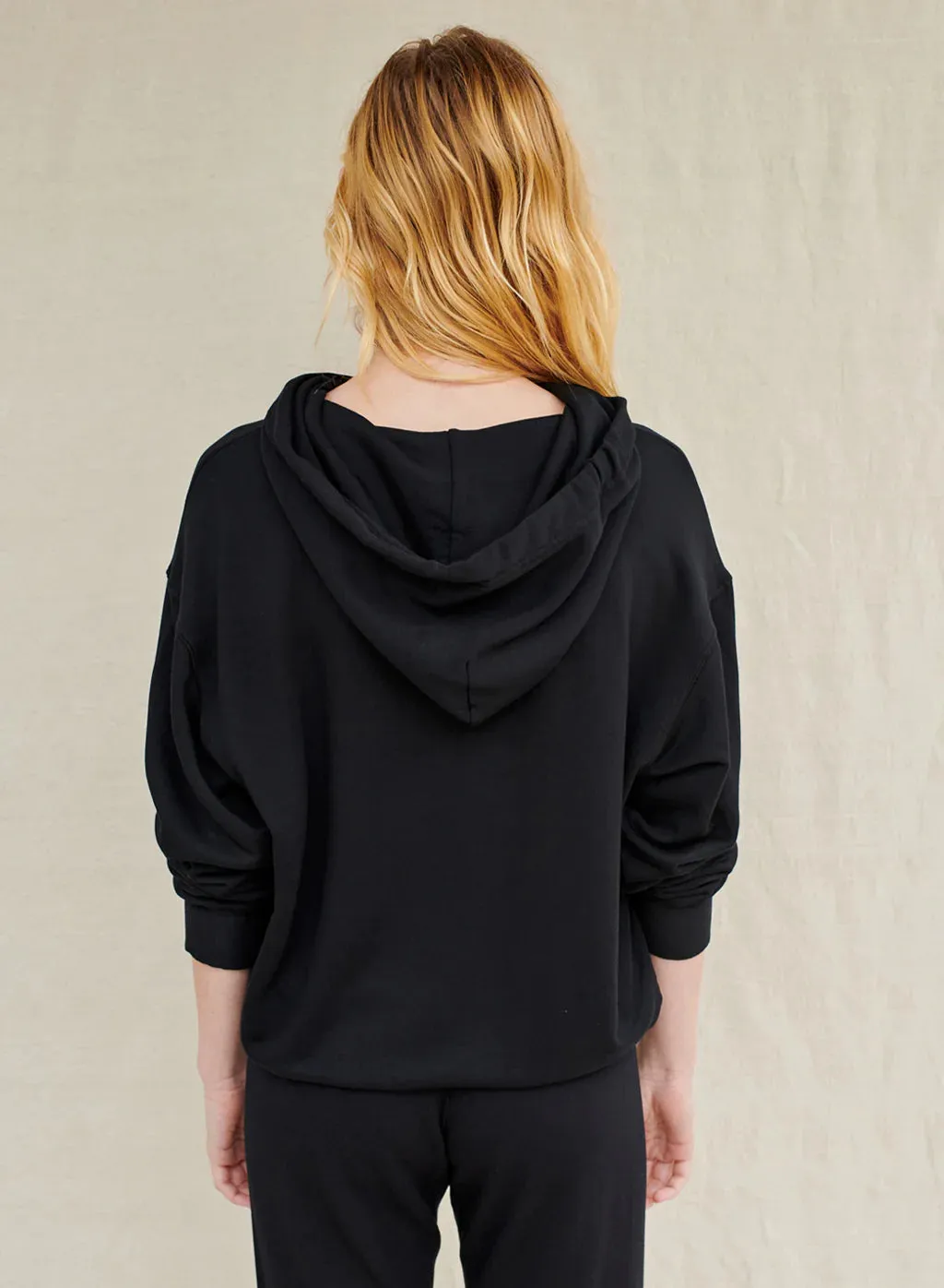 Stateside Women's Softest Fleece Hoodie - Black