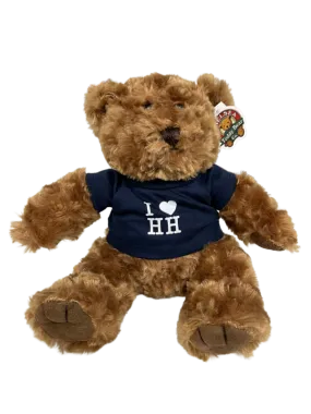 Tan Bear Plush I Love HH