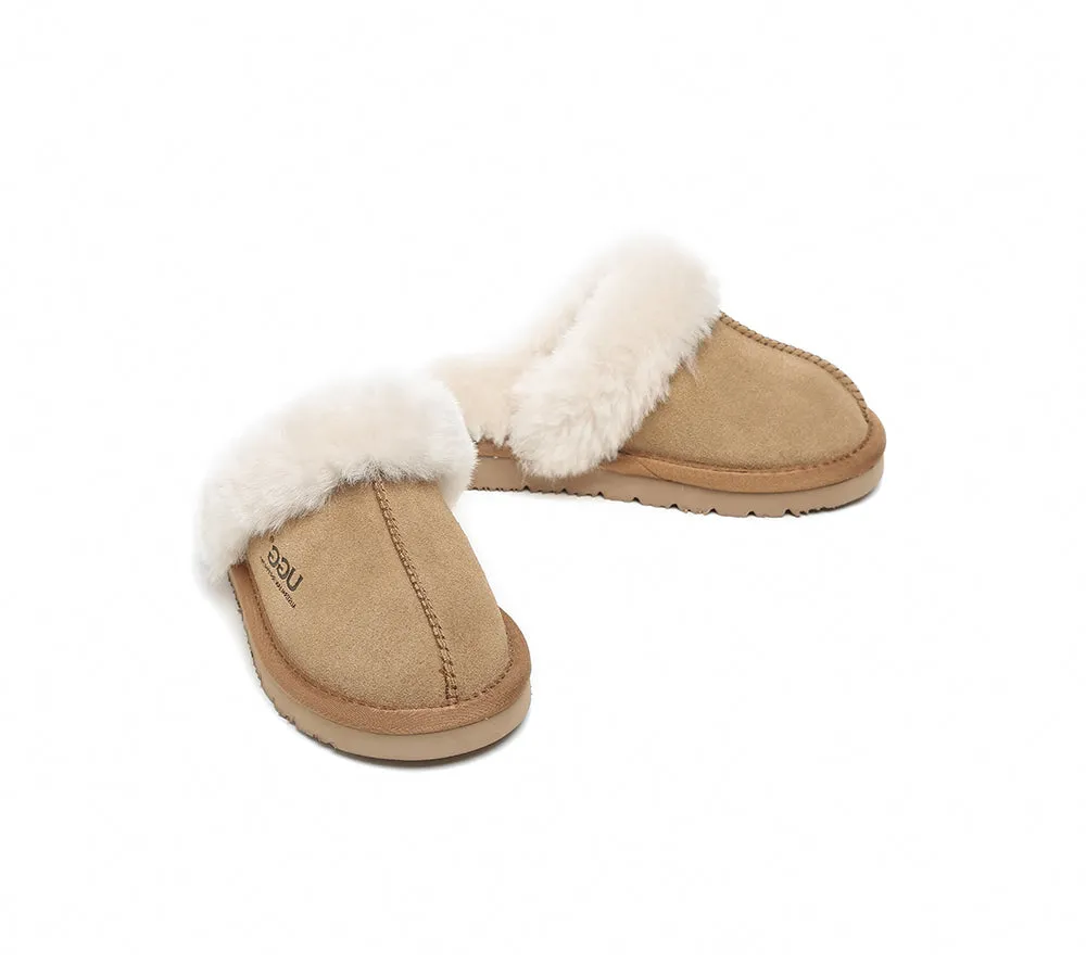 Ugg Slippers Kids Australian Sheepskin Wool Muffin