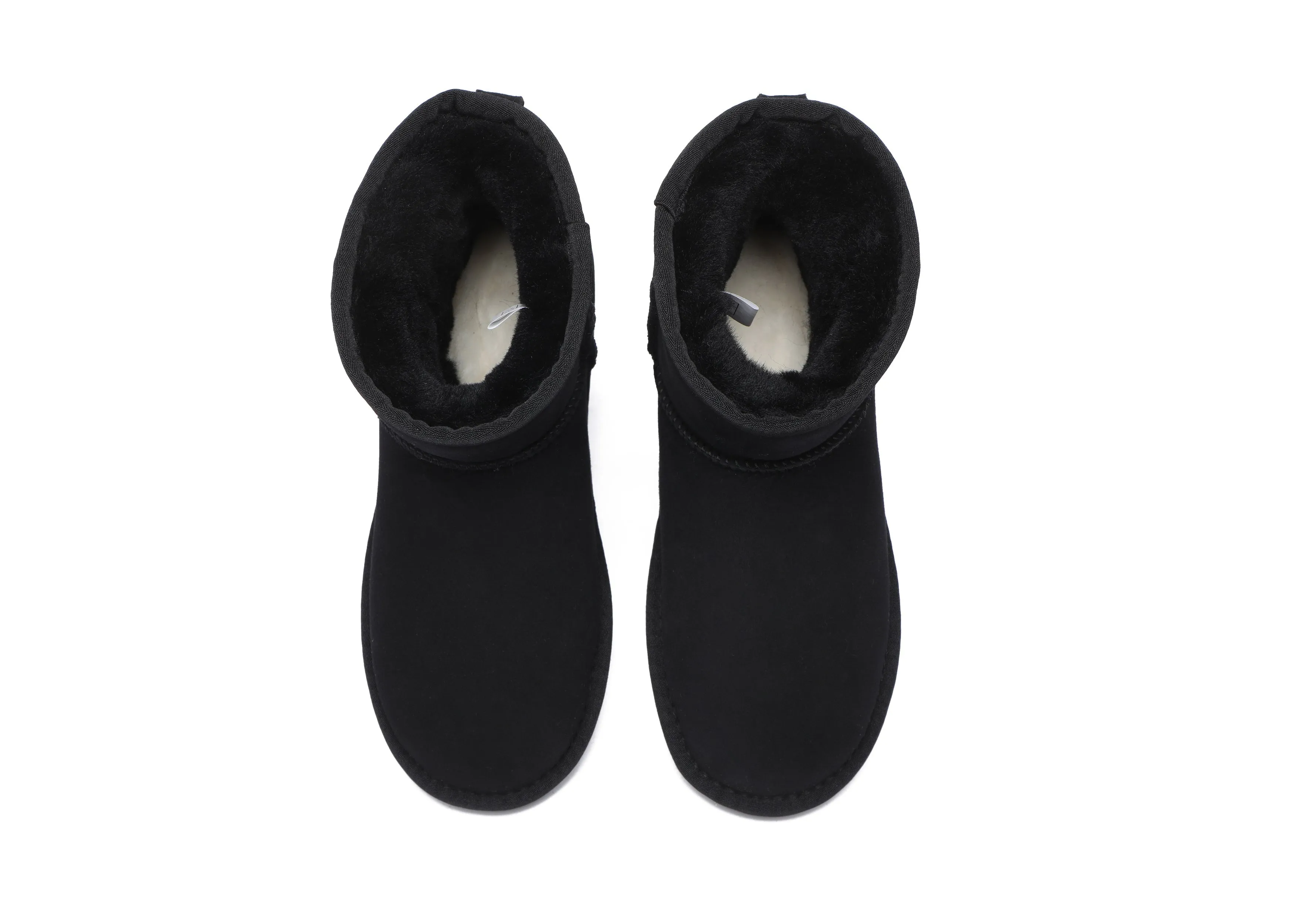 Unisex Double-Face Sheepskin Wool Mini Classic Boots