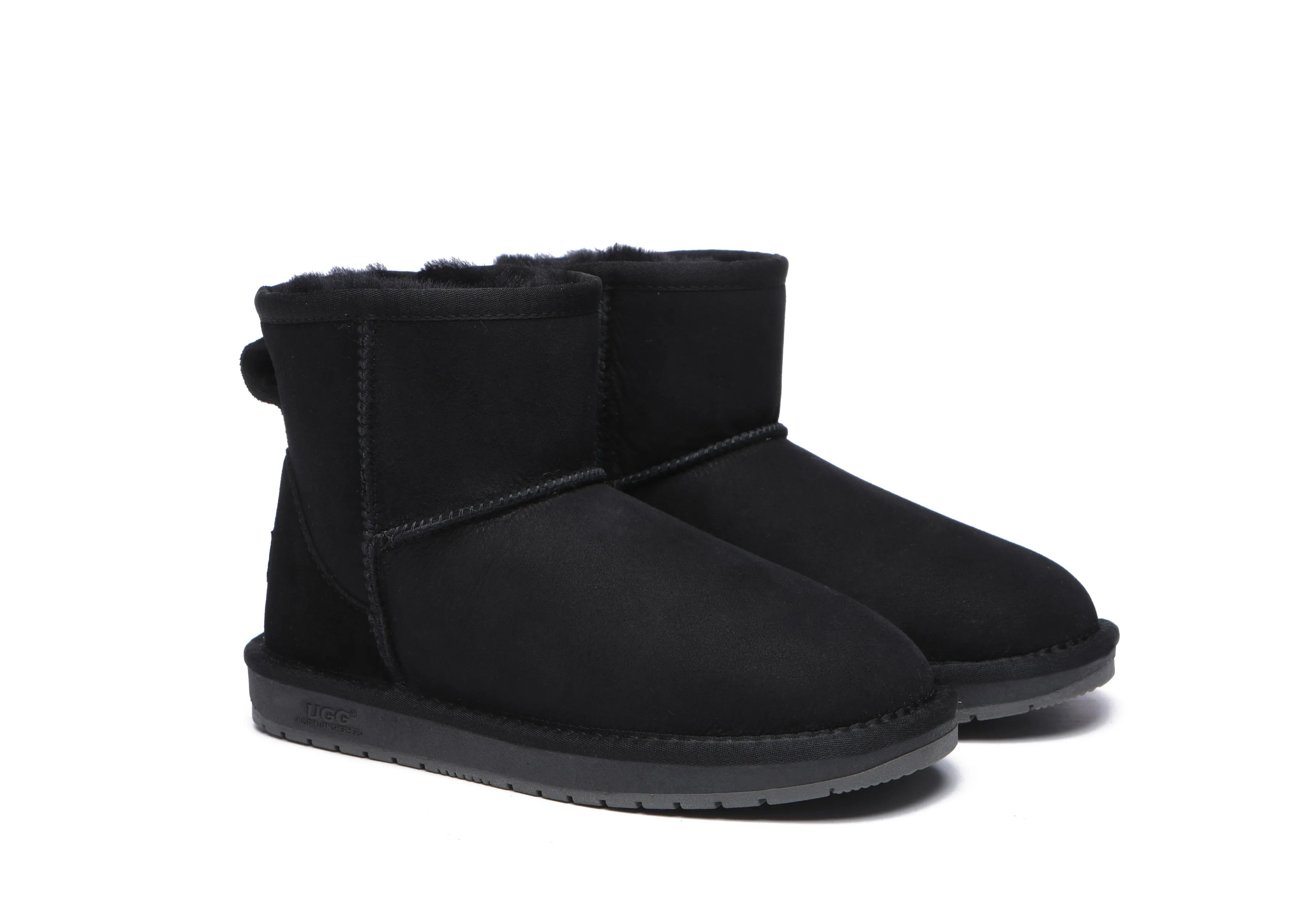 Unisex Double-Face Sheepskin Wool Mini Classic Boots