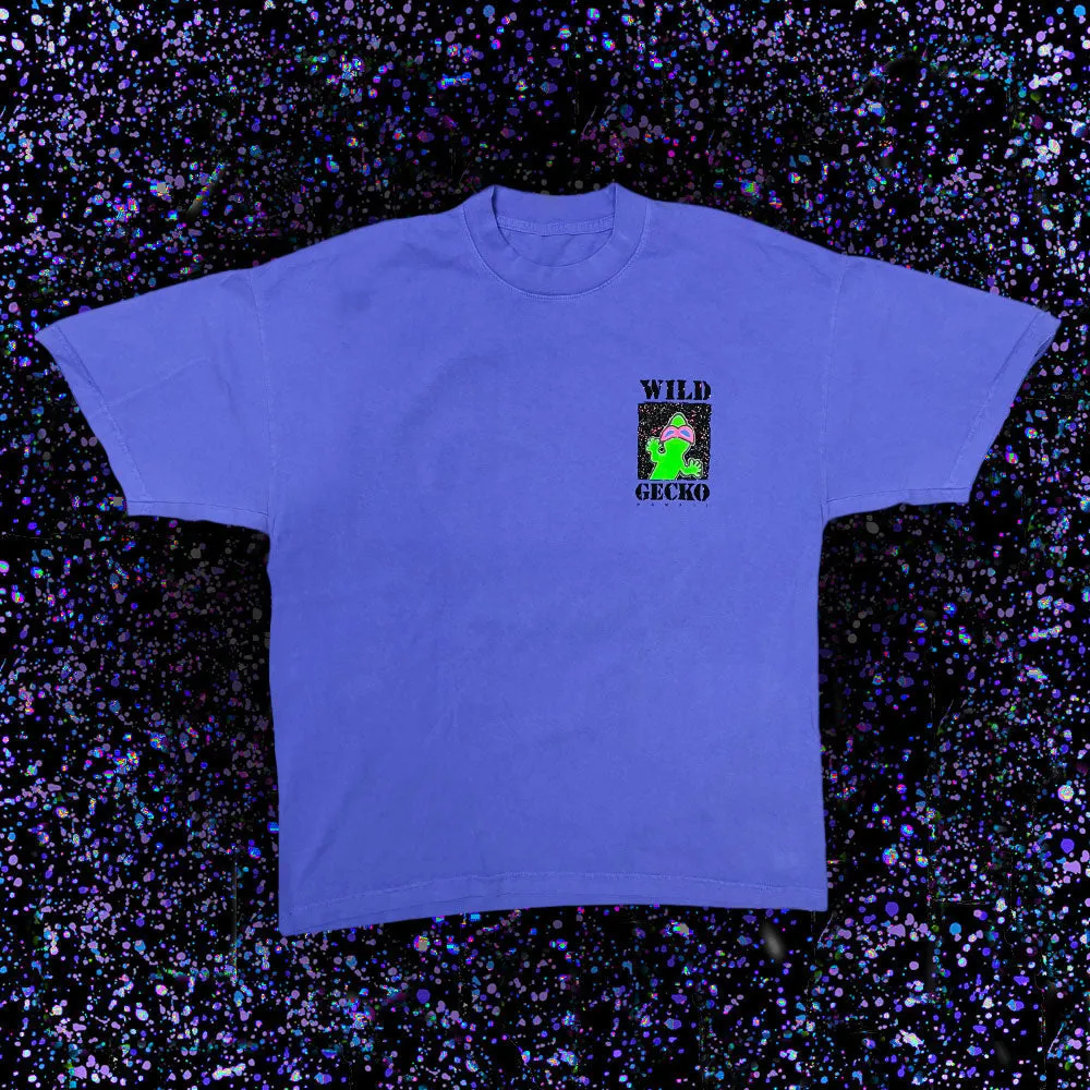 Wild Gecko '88 - Purple 1980's Single Stitch Tee