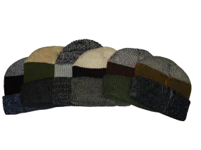 Winter-Hats Men's Tri-Color Cuffed Hat